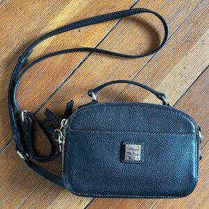 Dooney & Bourke black leather crossbody bag - Belvedere Ambler